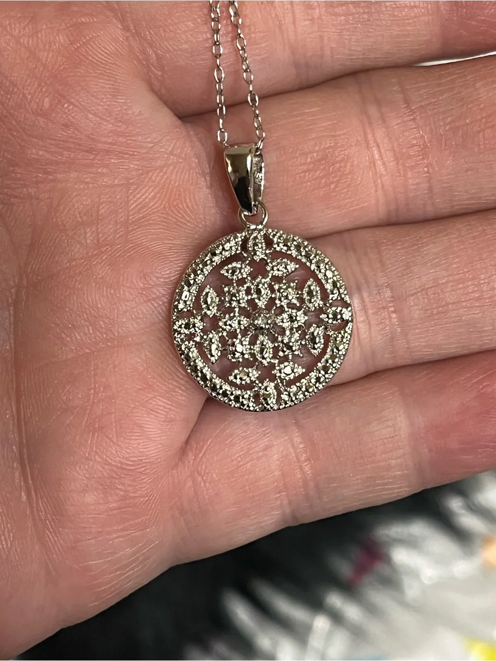 Sterling Ornate Necklace